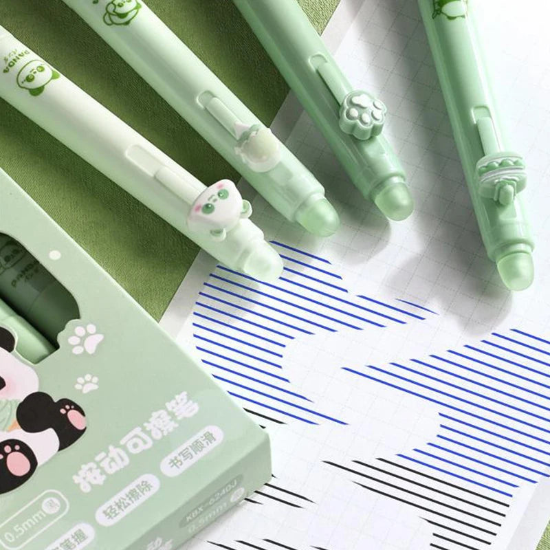 1/4Pcs Cartoon Capybara Panda Quick Drying Pen