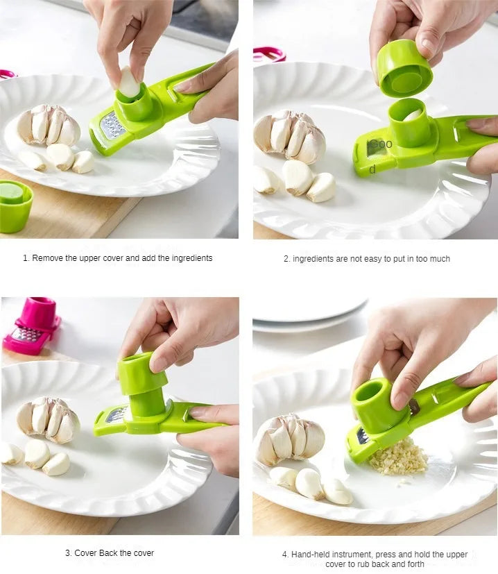 Mini Garlic Press & Grinder