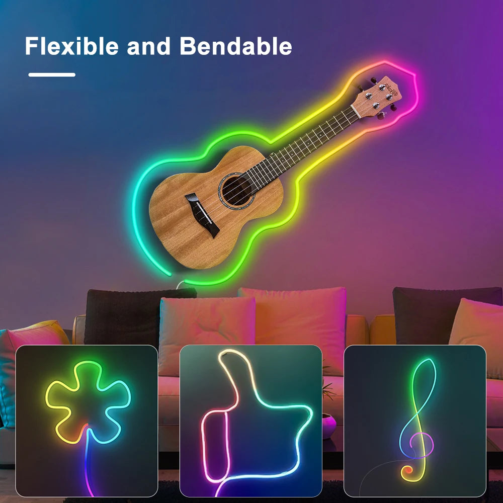 Flexible Waterproof RGB Neon Light Strip