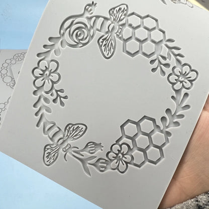 Silicone Lace Cake Decoration Mold