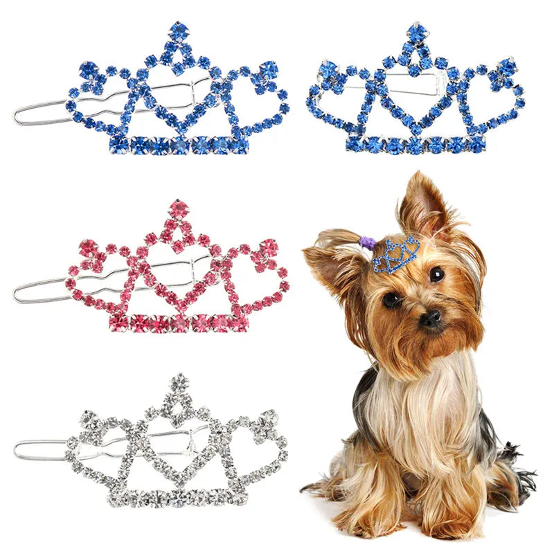 Cute Pet Hairpin Bow Clip
