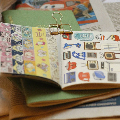 Travel Notebook Sticker Storage Book