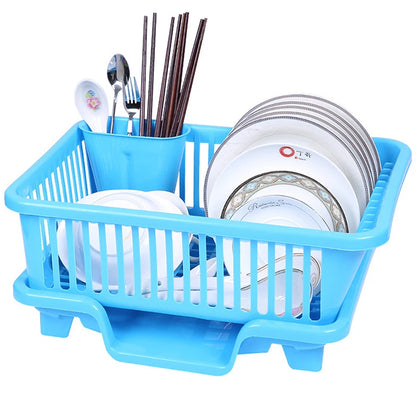 Kitchen Dish Drying Rack with Drain Board