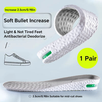 Orthopedic Height Increase Memory Foam Insoles