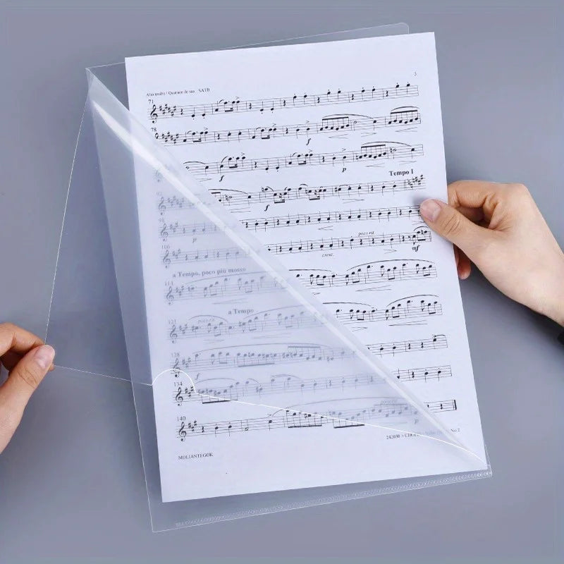 A4 Transparent L-Type Document Folders