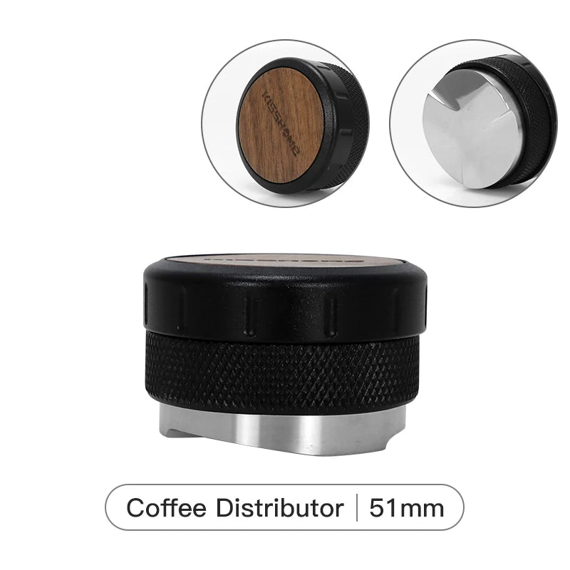 30lb Calibrated Coffee Tamper with Double Spring for Espresso Portafilters
