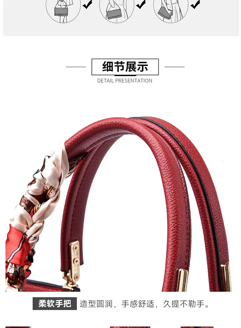 Luxury Women’s Structured Satchel Shoulder & Crossbody Handbag