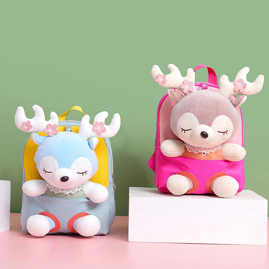 Plush Elk Toddler Preschool Backpack