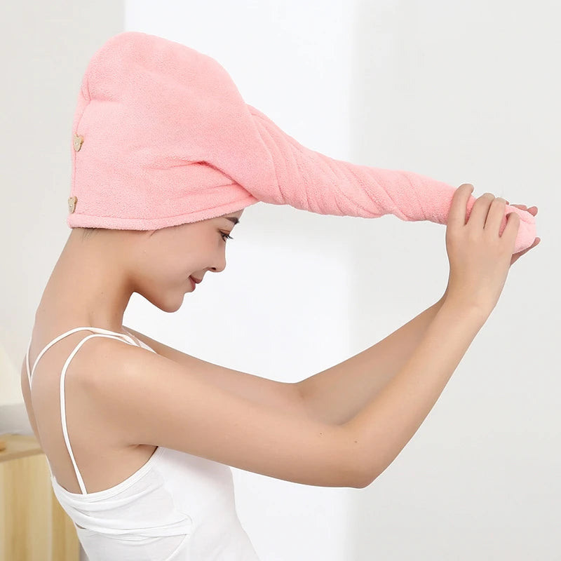 Microfiber Quick-Dry Hair Towel Wrap
