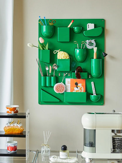 Wall-Mounted Modular Storage Organiser Board