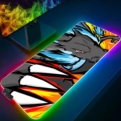 LED Backlit XXL Mouse Pad & Keyboard Mat