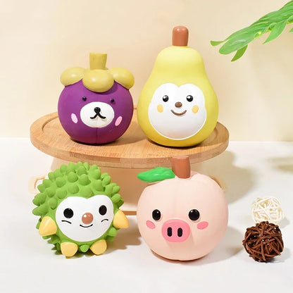 Fruit Shape Latex Squeaky Dog Toy