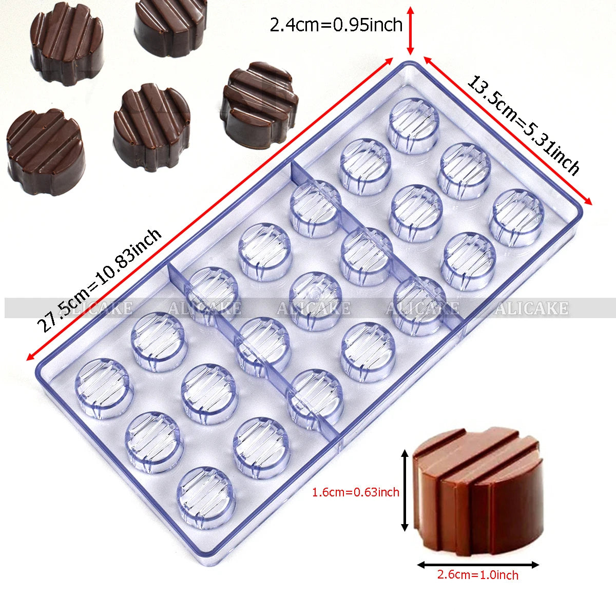Professional Polycarbonate Chocolate Mold