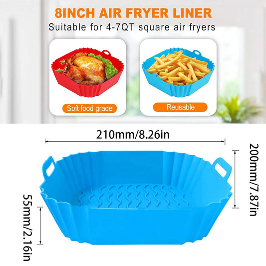 Reusable Silicone Air Fryer Liner Pot