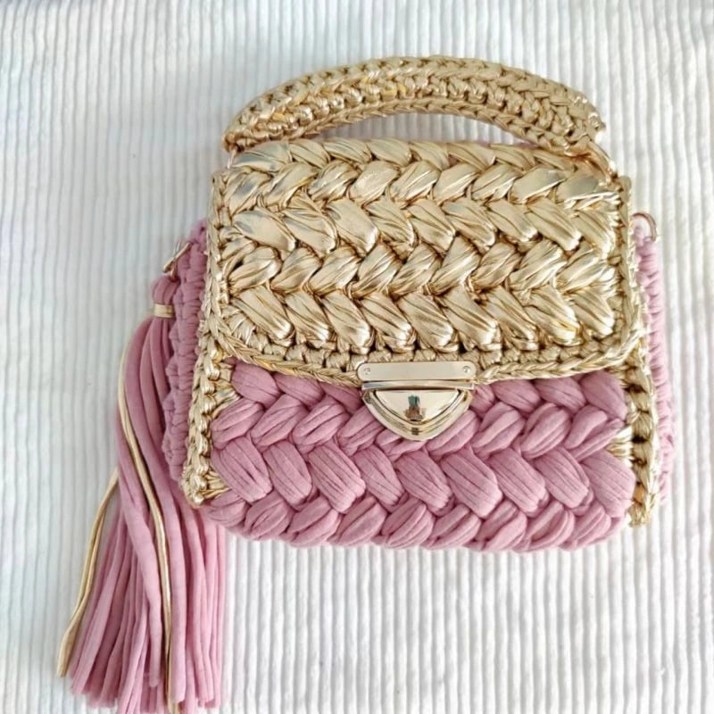 Handwoven Crossbody Satchel Bag