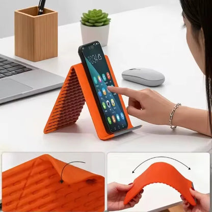 Flexible Foldable Silicone Device Stand