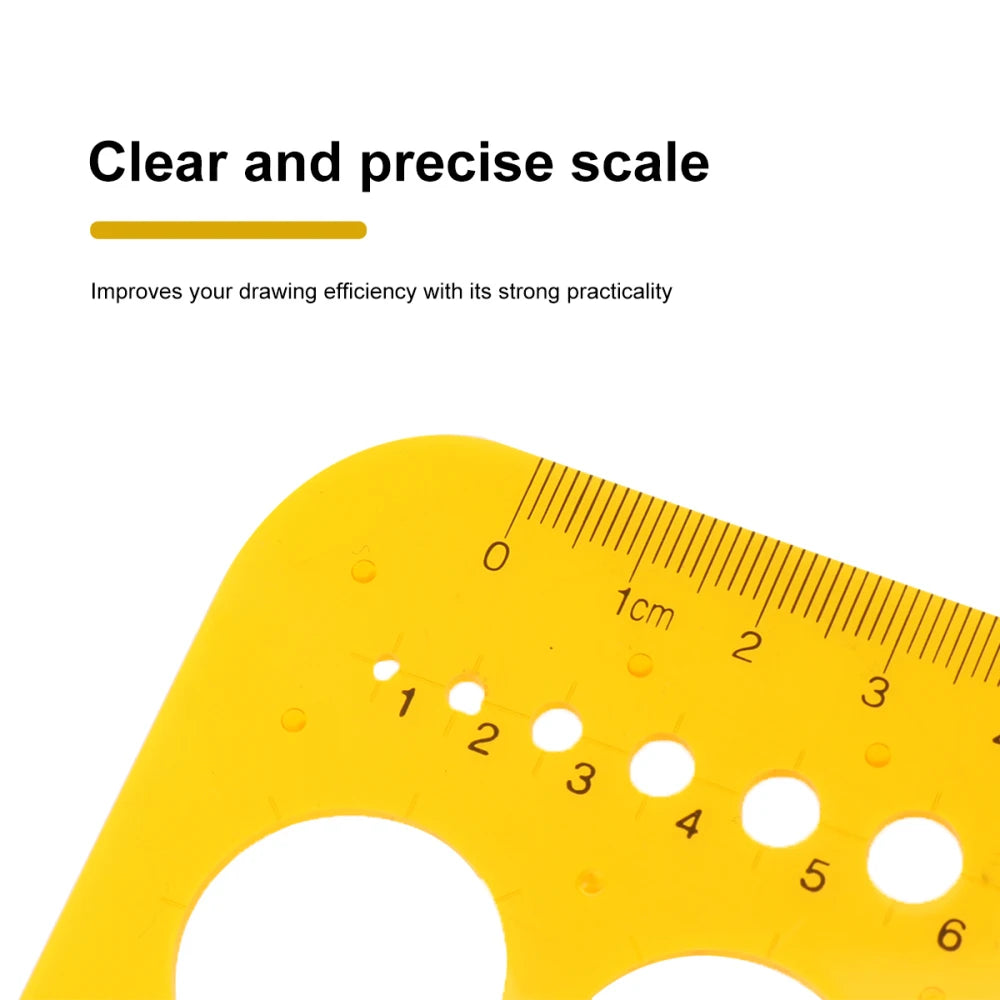 Circle Template Drawing Ruler