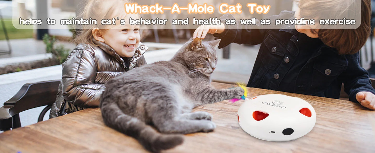 Interactive Whack-A-Mole Cat Toy