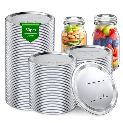 Tinplate Mason Jar Canning Lid Set