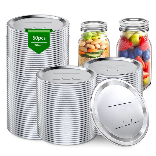 Tinplate Mason Jar Canning Lid Set