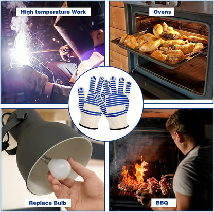 Heat-Resistant Silicone BBQ & Oven Glove