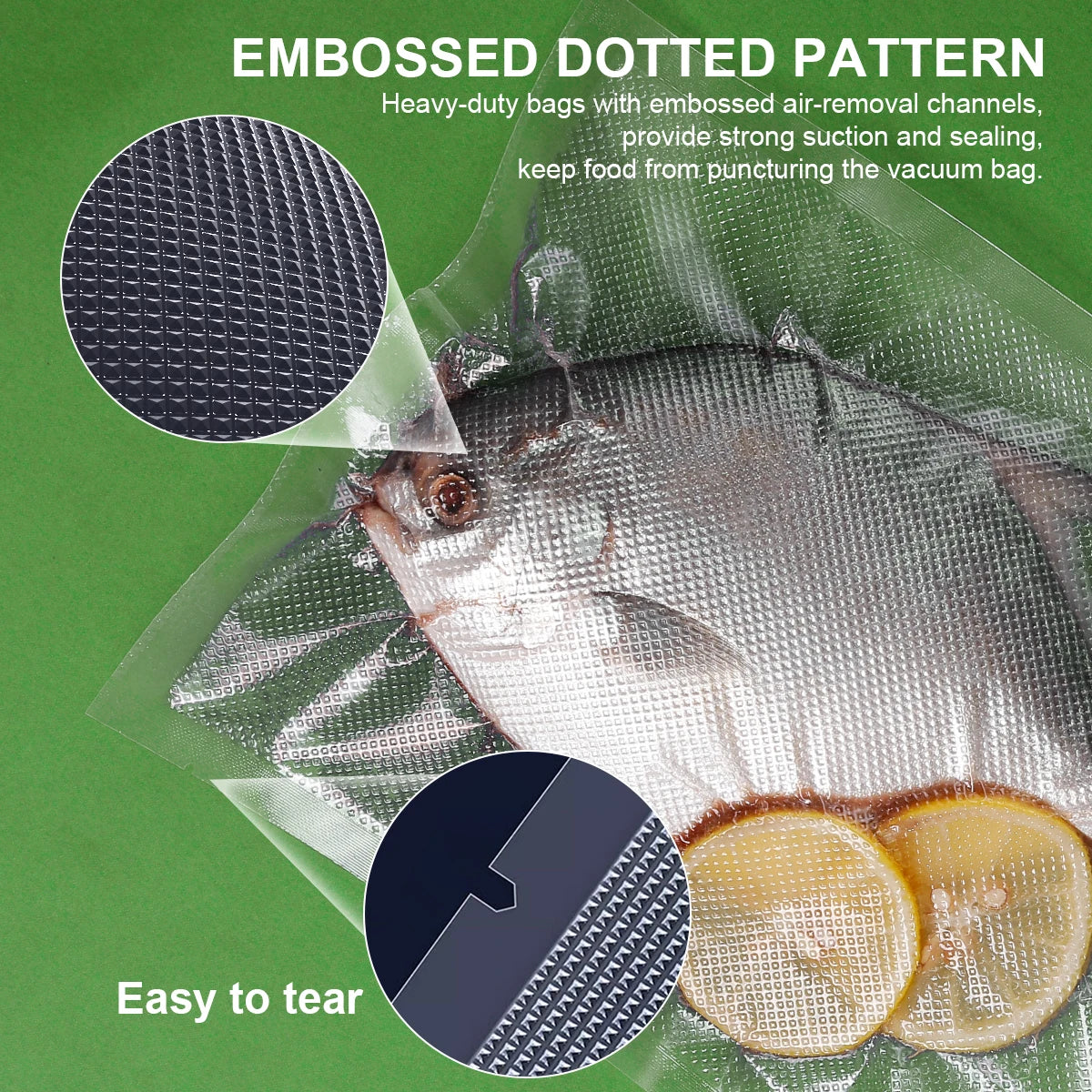 100-Pack BPA-Free Vacuum Sealer Bags
