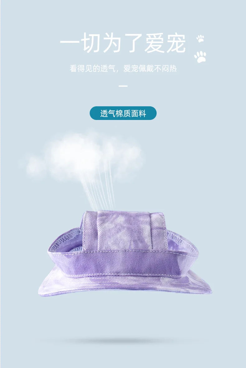 Adjustable Cotton Cat Sun Hat