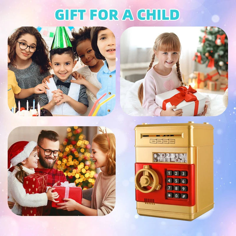 Electronic Piggy Bank ATM Safe with Password Lock