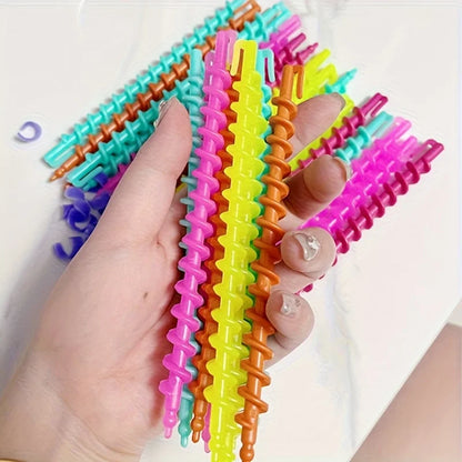 Spiral Hair Curlers Set