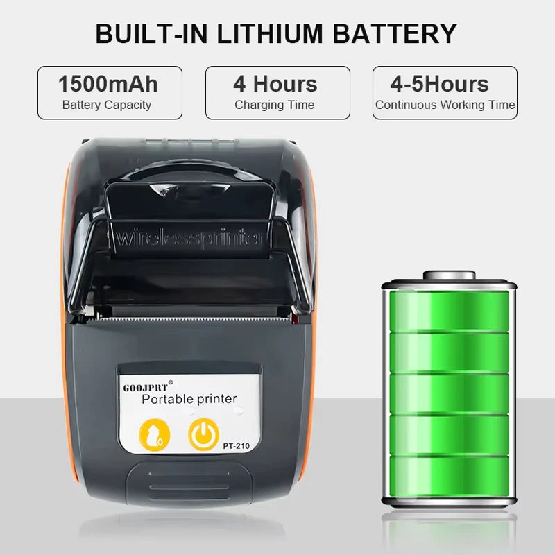 58mm Wireless Inkless POS Receipt Printer