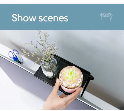 Adjustable Monitor Top Display Shelf