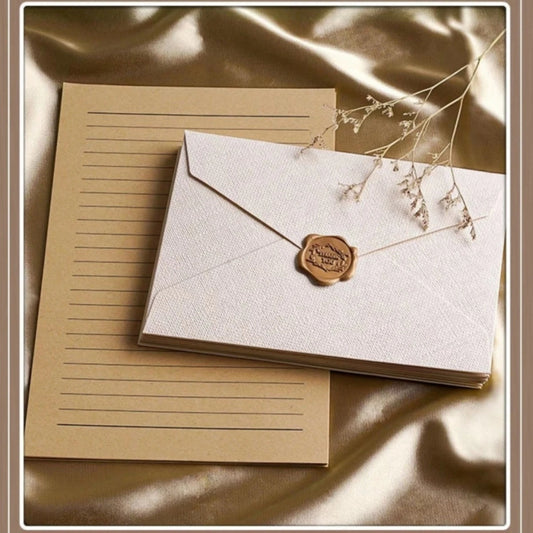 Premium Kraft Invitation Envelope Set