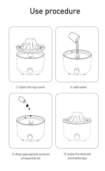 Volcano Flame Aroma Diffuser