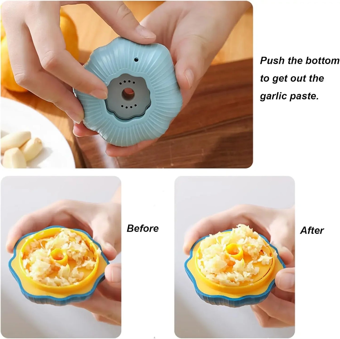 Manual Garlic Rotary Press Chopper