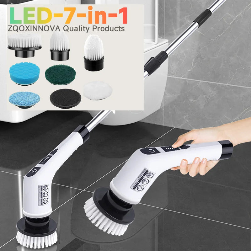 Cordless Electric Spin Scrubber
