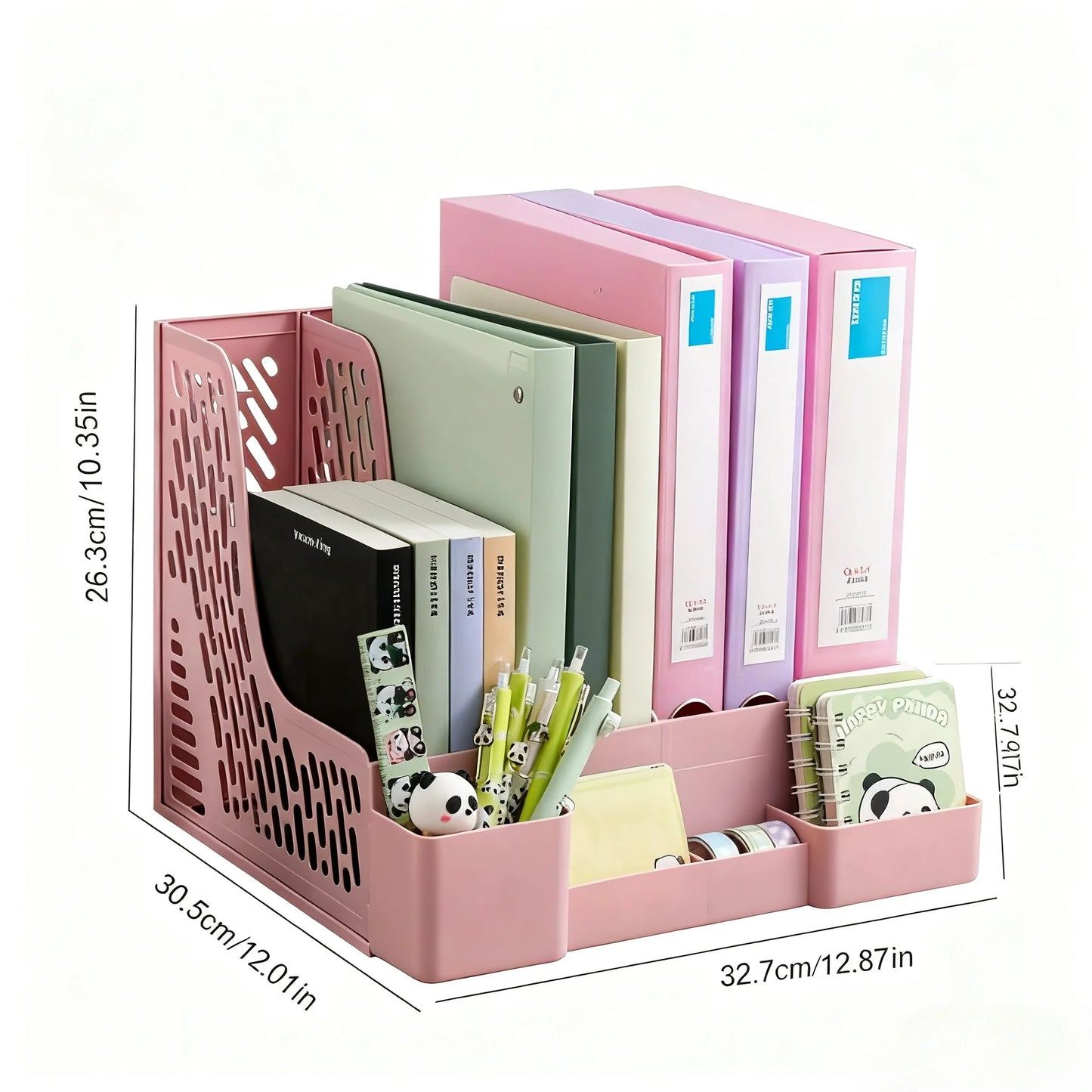 Desktop File Organizer with 4 Columns