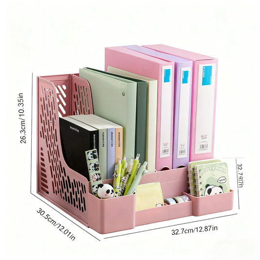 Desktop File Organizer with 4 Columns