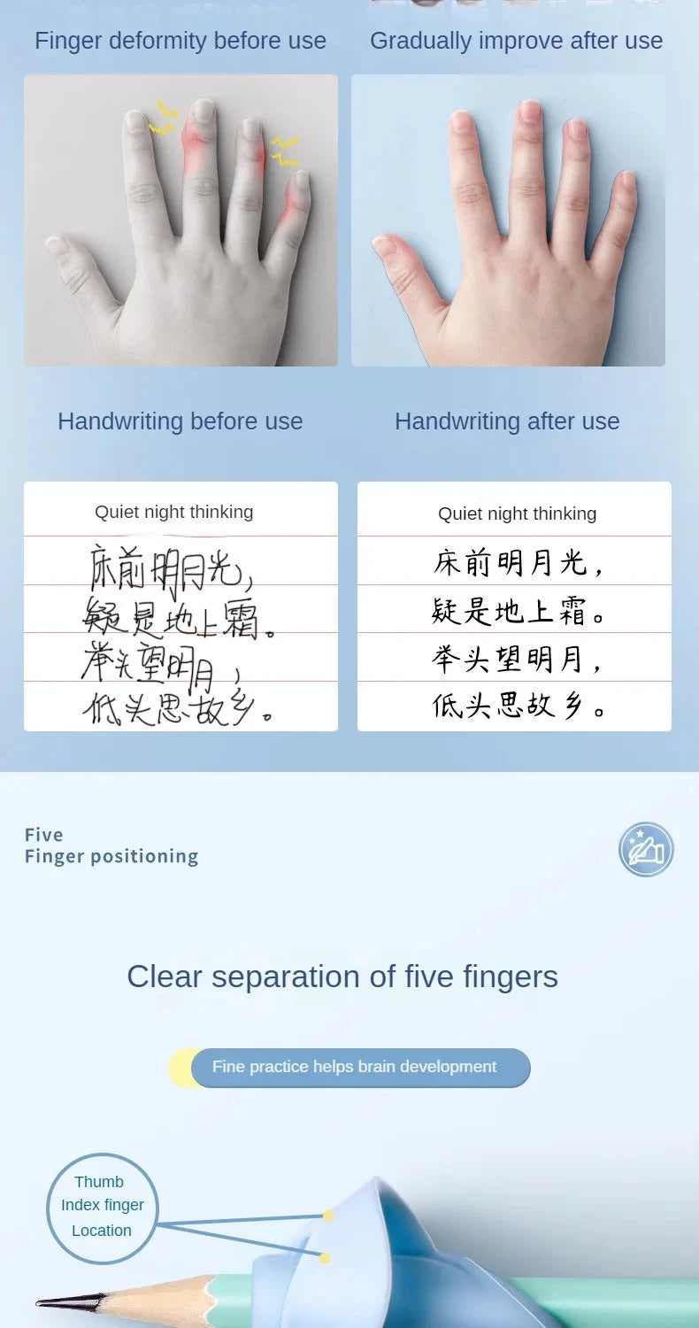 Silicone Pencil Grip Set