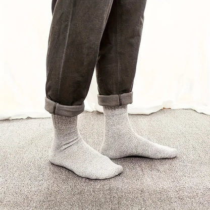 Men’s Thick Winter Crew Socks 5 Pairs