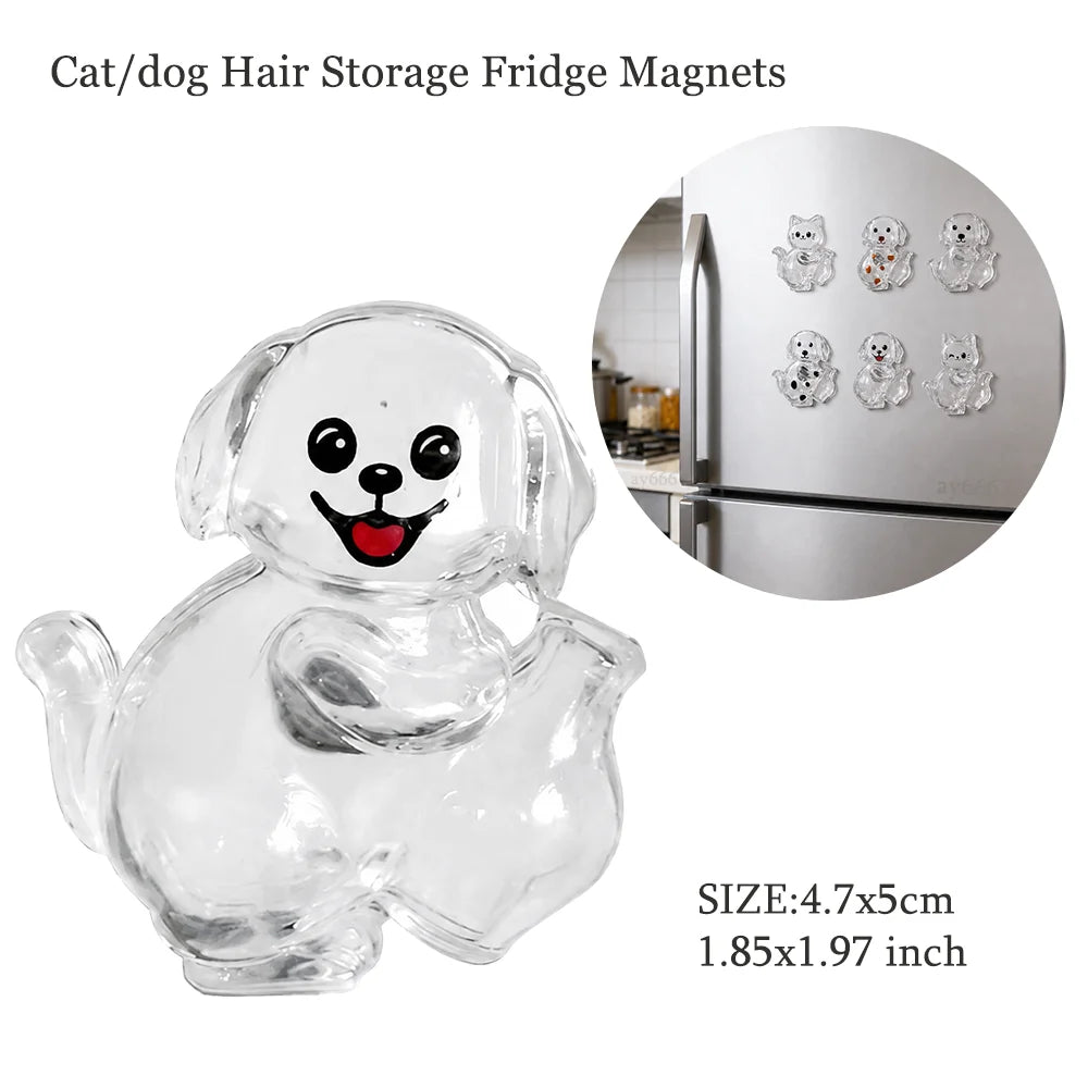 Pet Hair Memorial Keepsake Keychain