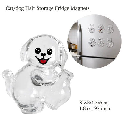 Pet Hair Memorial Keepsake Keychain