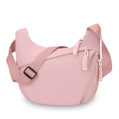 Large Capacity Half Moon Crossbody Shoulder Bag