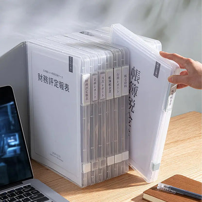 A4 Transparent Document Storage Box