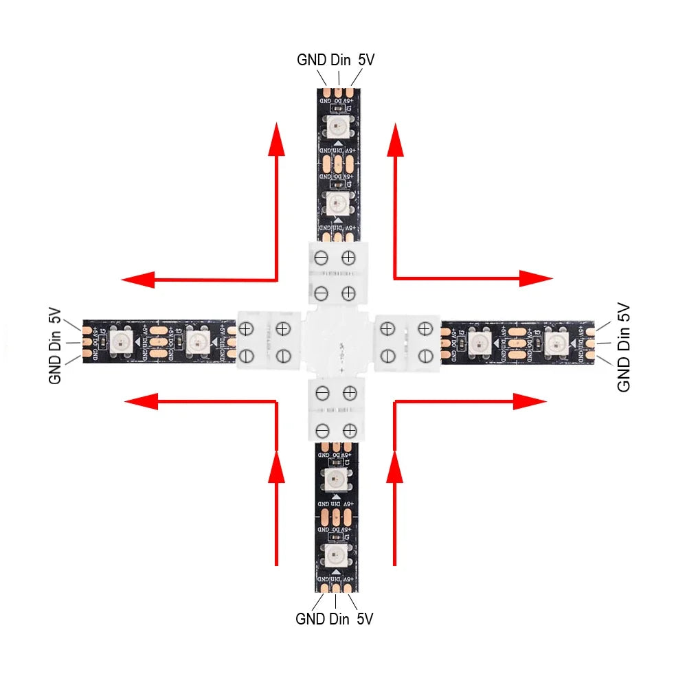 LED Strip Solderless Connector