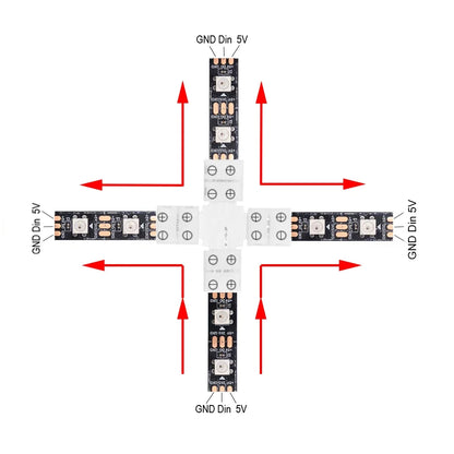 LED Strip Solderless Connector