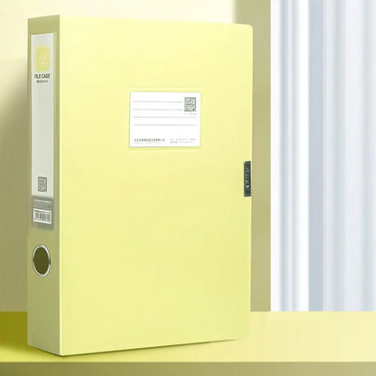 Dustproof PP File Organizer Case for A4 Documents & Office Filing