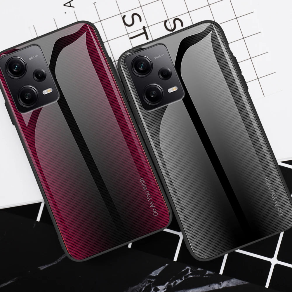 Gradient Glass Case for Xiaomi Redmi Note Series