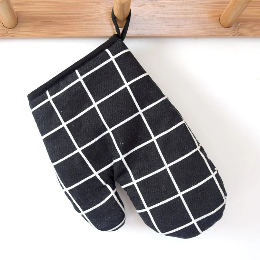 Insulated Kitchen Oven Mitts for Baking, Grilling & Cooking