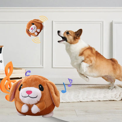 Interactive Moving Plush Dog Toy