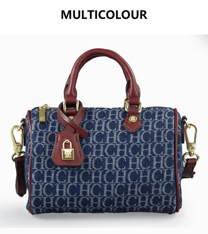 Vintage Monogram Crossbody Handbag for Women